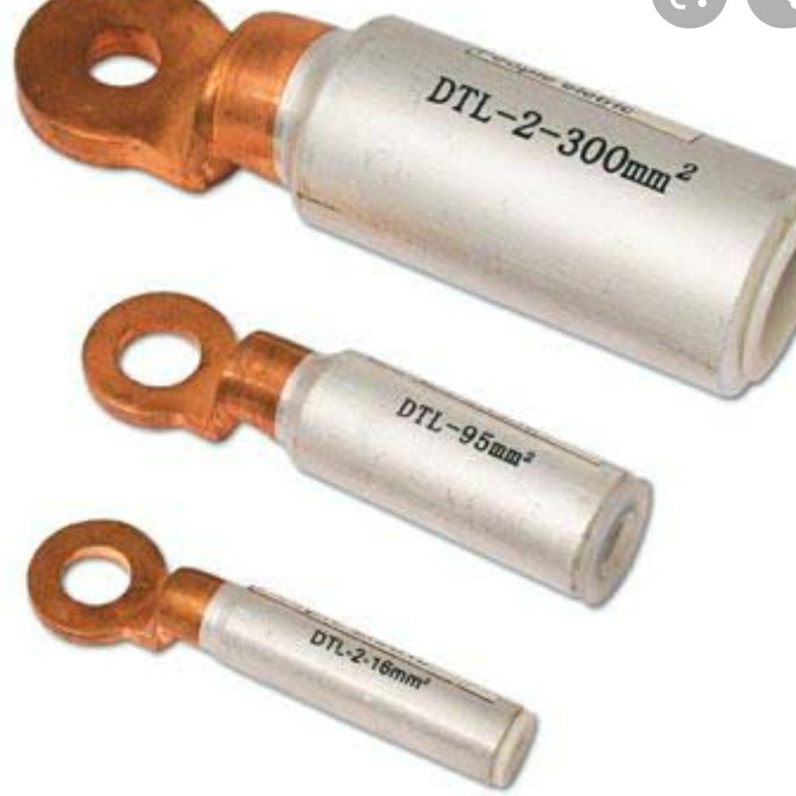 Skun Bimetal DTL-2 AL-Cu utk kabel 35mm 50mm 70mm 95mm tembaga kombinasi Alumunium