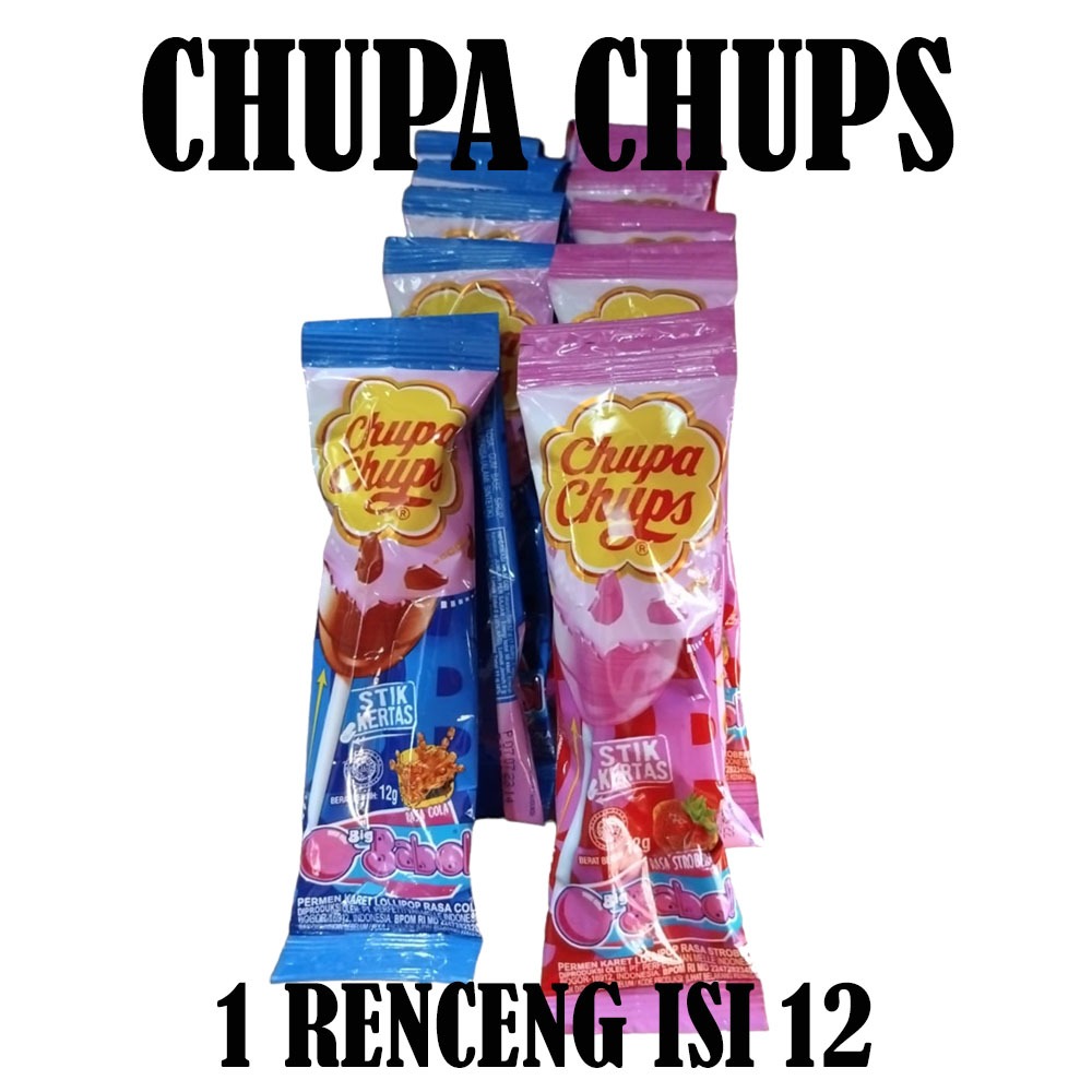 

PERMEN LOLLIPOP CHUPACHUPS RENCENG ISI 12