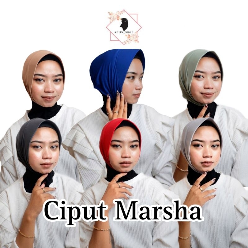 ciput marsha / ciput topi anti letoy / daleman kerudung