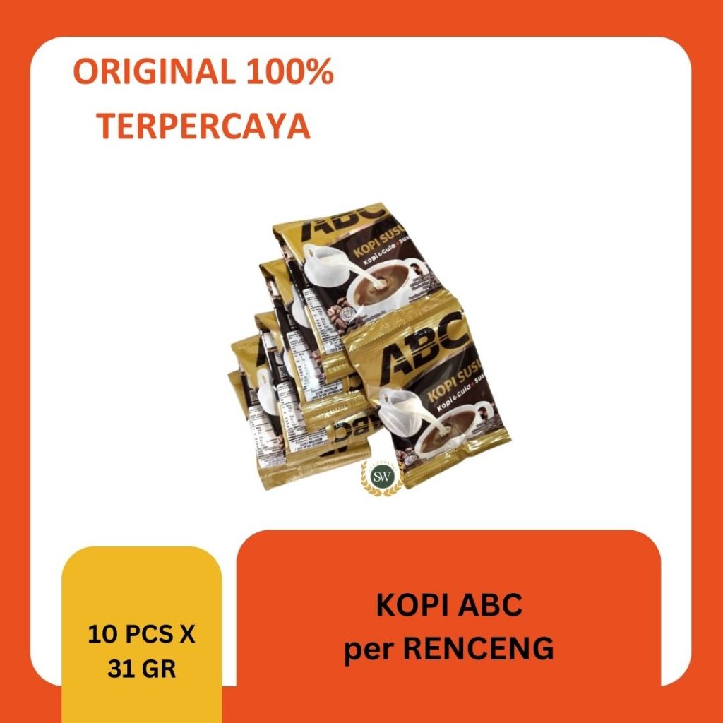 

ABC Susu - ABC Mocca - Kopi Susu - RENCENG - Isi 10 sachet @31gr