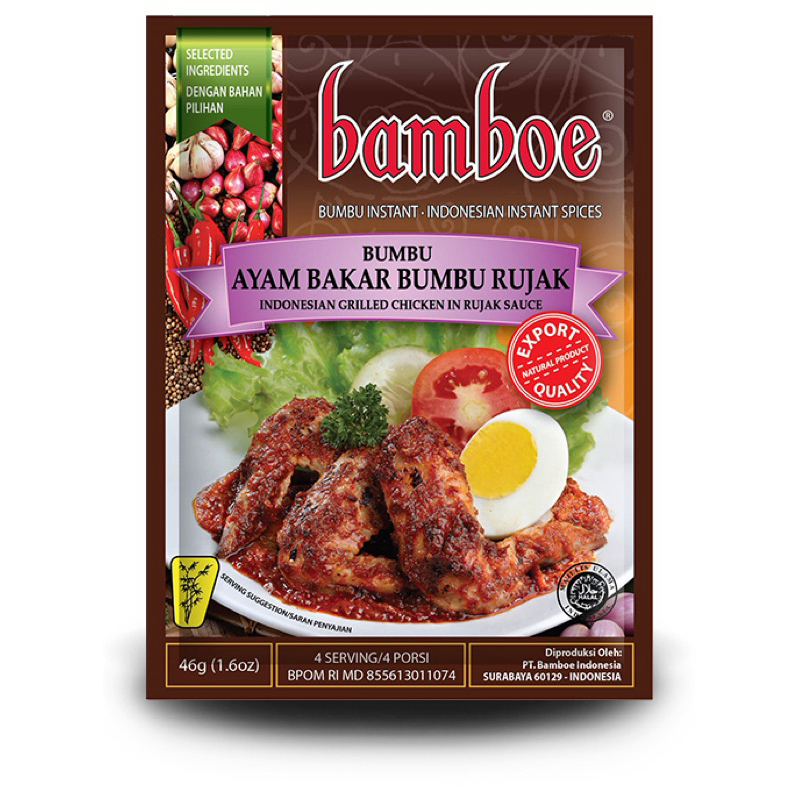 

Bamboe Ayam Bakar Bumbu Rujak Bumbu masak instant