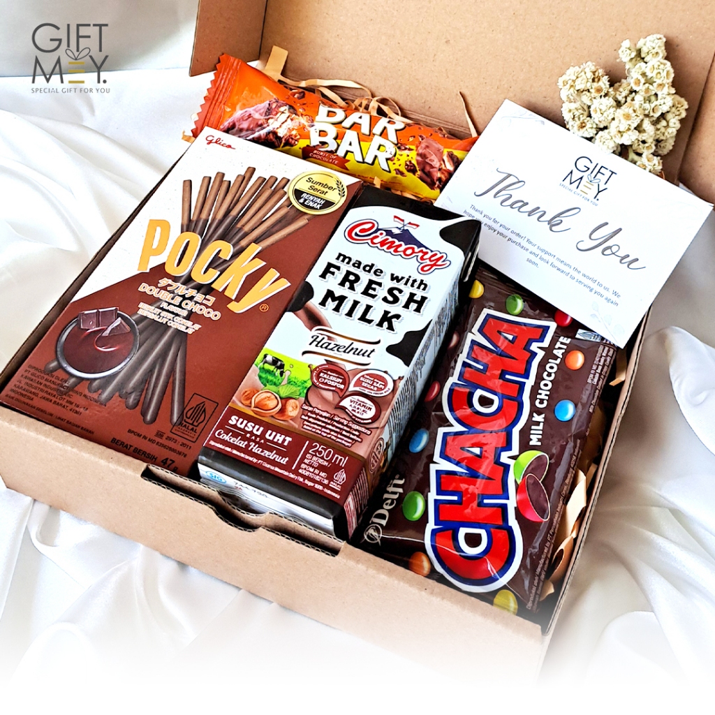 

HAMPERS / KADO ULTAH SNACK VARIANT COKLAT