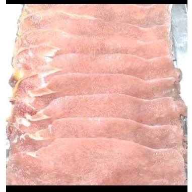 

Daging Slice dada kalkun / slice dada turkey 1-2mm 500gr