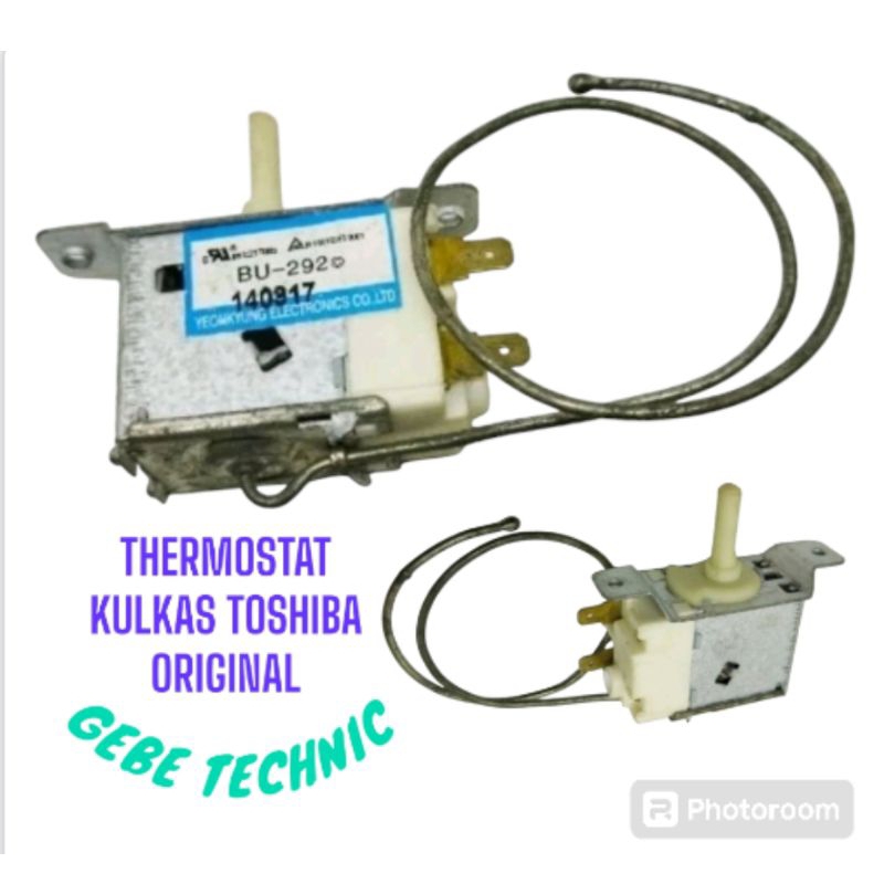 Thermostat pengatur suhu otomatis kulkas toshiba