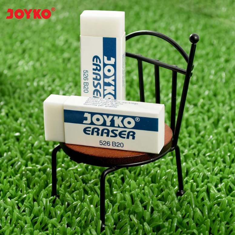 

Eraser Penghapus Besar Joyko 526B2 Putih 1pak KODE Z3S5