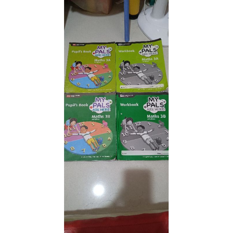 

my pals are here math pupil's book workbook 3a 3b kelas 3