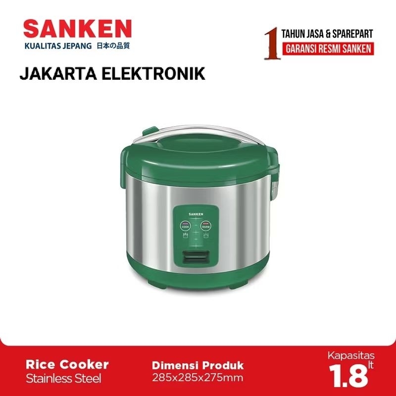 SANKEN RICE COOKER STAINLESS SJ-2000LMG