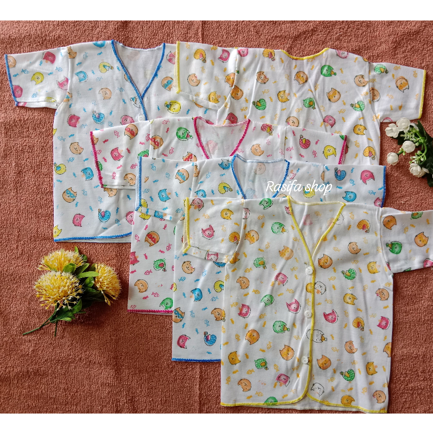 Baju Bayi Lengan Panjang Dan Pendek Atasan Baju Bayi Termurah Baju Bayi 1Lusin 12Pc