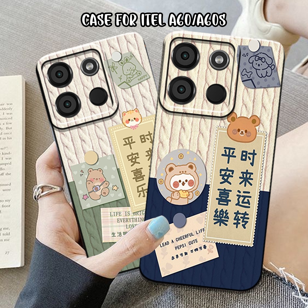 Milenial Case Itel A60-A60s Terbaru 2024 - Cassing Itel A60s-A60 (MJA02) Fashion Case CUTE