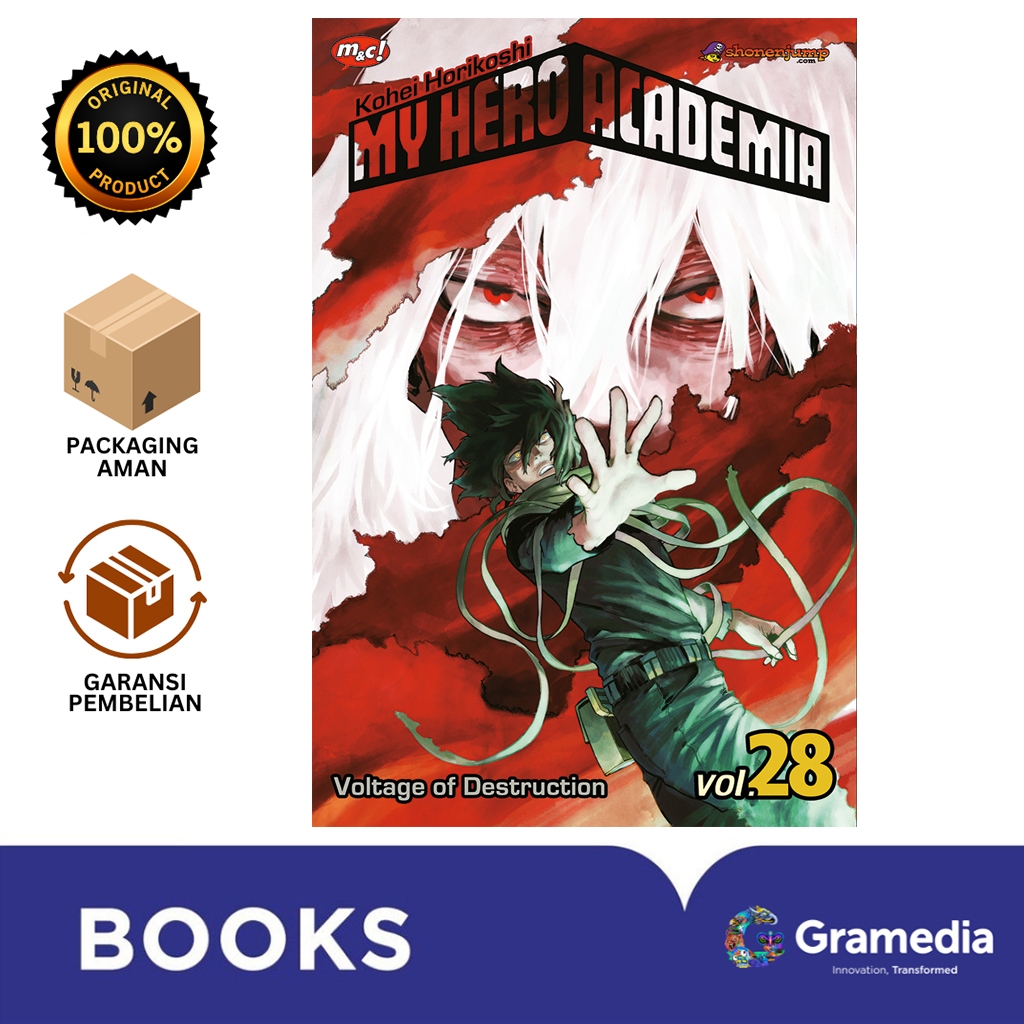 Gramedia Bali - MY HERO ACADEMIA 28