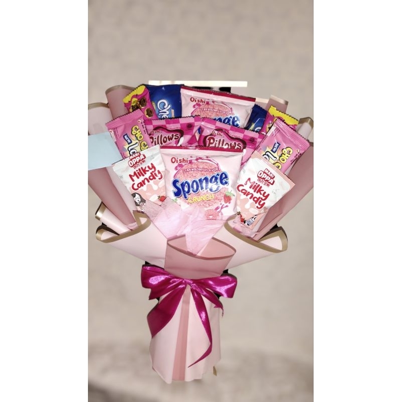 

buket Snack pink