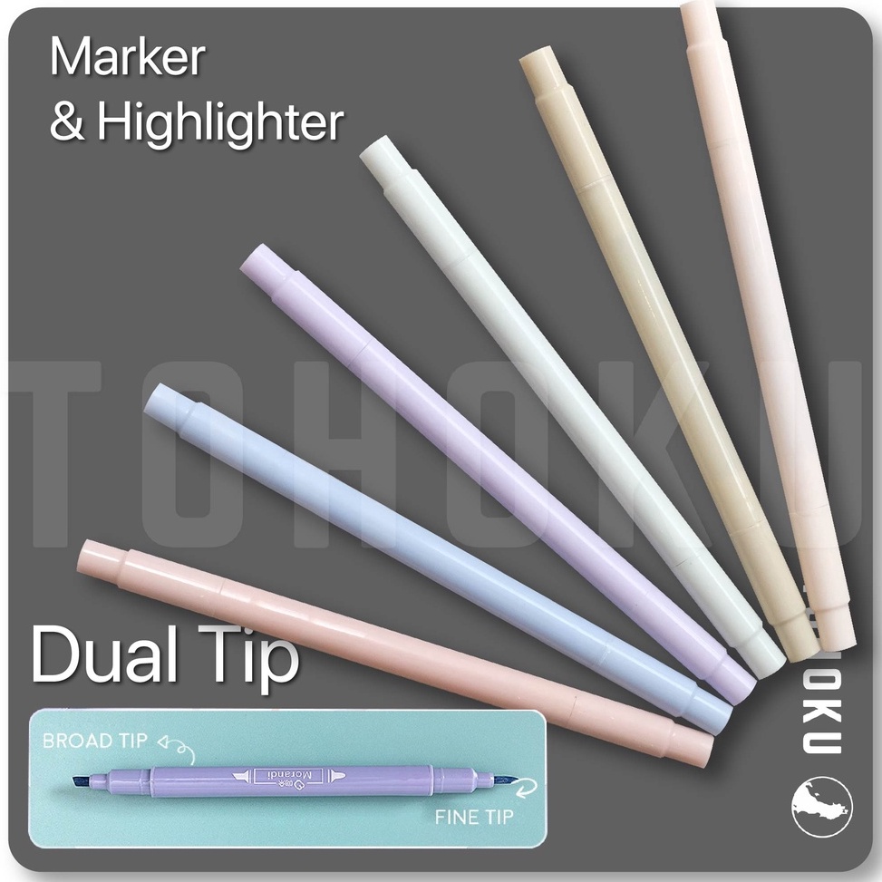 

Dual Tip Marker Highlighter Pastel Spidol Stabilo Pastel KODE T2U7