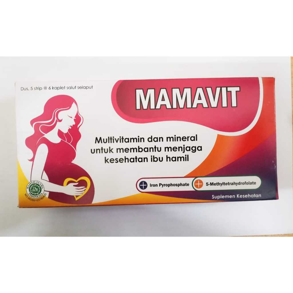 MAMAVIT Box 30 Kaplet | Suplemen ibu hamil