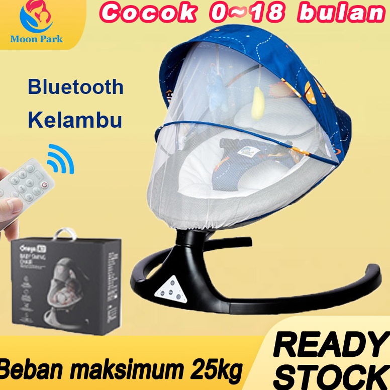 KODE T94S Bluetooth connection Ayunan Bayi Otomatis Elektrik Baby Swing Listrik Lipat Automatic Baby