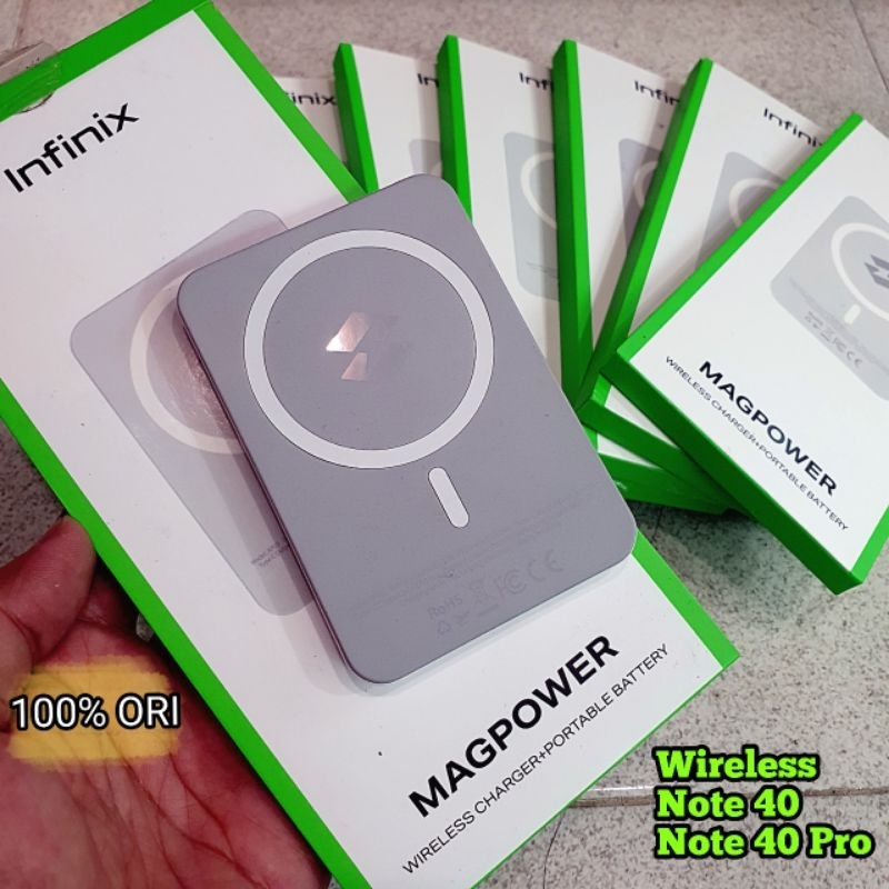 (PROMO)MAGPOWER | MAGPAD | POWERBANK Charger Wireless Copotan HP Infinix Note 40, Note 40 pro Copota