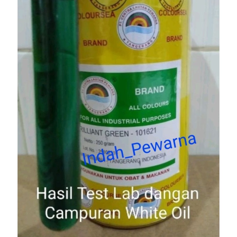 

TERMURAH Pewarna minyak hijau mudasolvent brilliant green11621 coloursea 25gr j R7P2