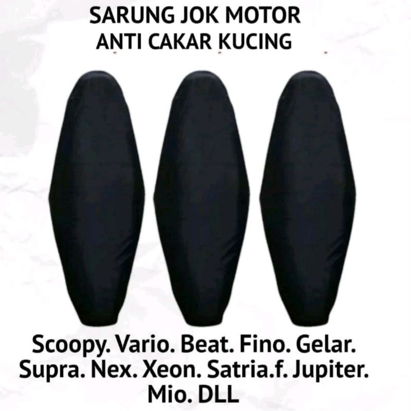 COVER JOK MOTOR WATERPROOF SARUNG JOK MOTOR ANTI AIR UNIVERSAL SARUNG JOK BEAT MIO VARIO SCOOPY ANTI