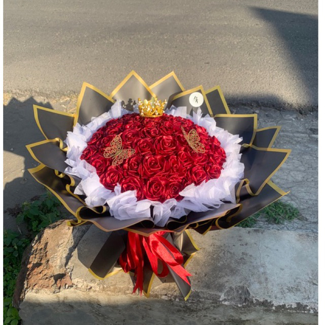 

Buket pita satin 40 tangkai (bisa request warna)