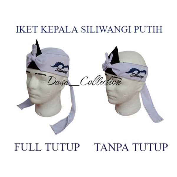 BLANGKON SILIWANGI PUTIH TERBARU - IKET KEPALA SUNDA SABLON KUJANG SILIWANGI - UDENG PUTIH SILIWANGI