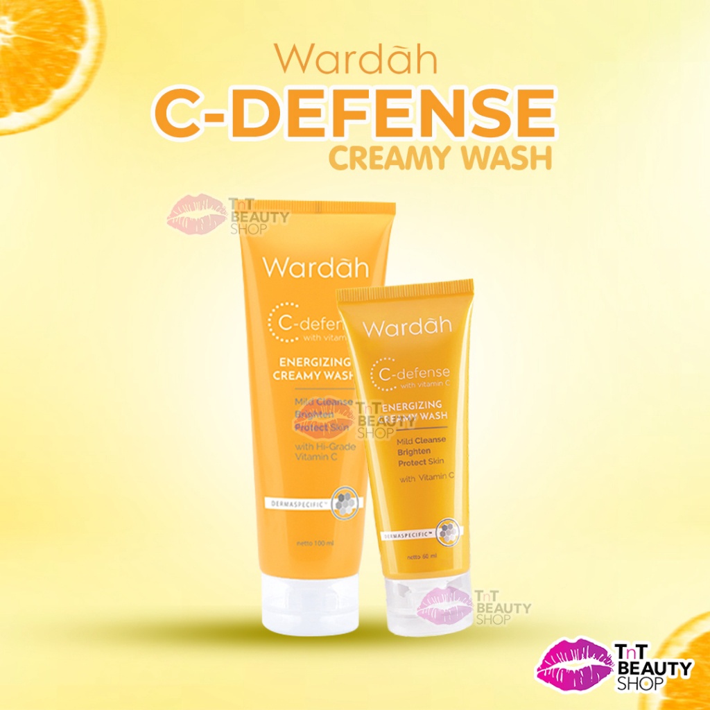 WAH Wardah CDefense Energizing Creamy Wash  C Defense Energizing Creamy Wash