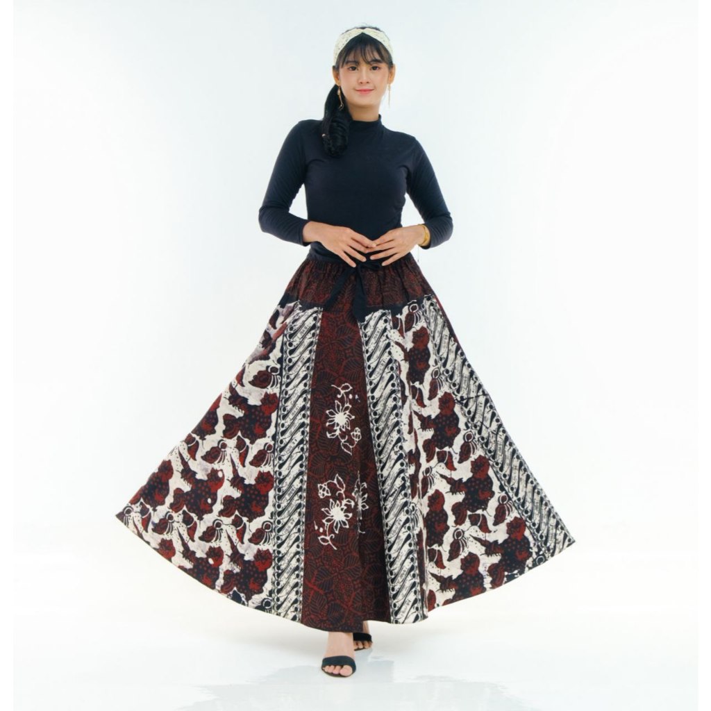 ROK BATIK PAYUNG JUMBO DEWASA PANJANG LEBAR BATIK CAP PREMIUM