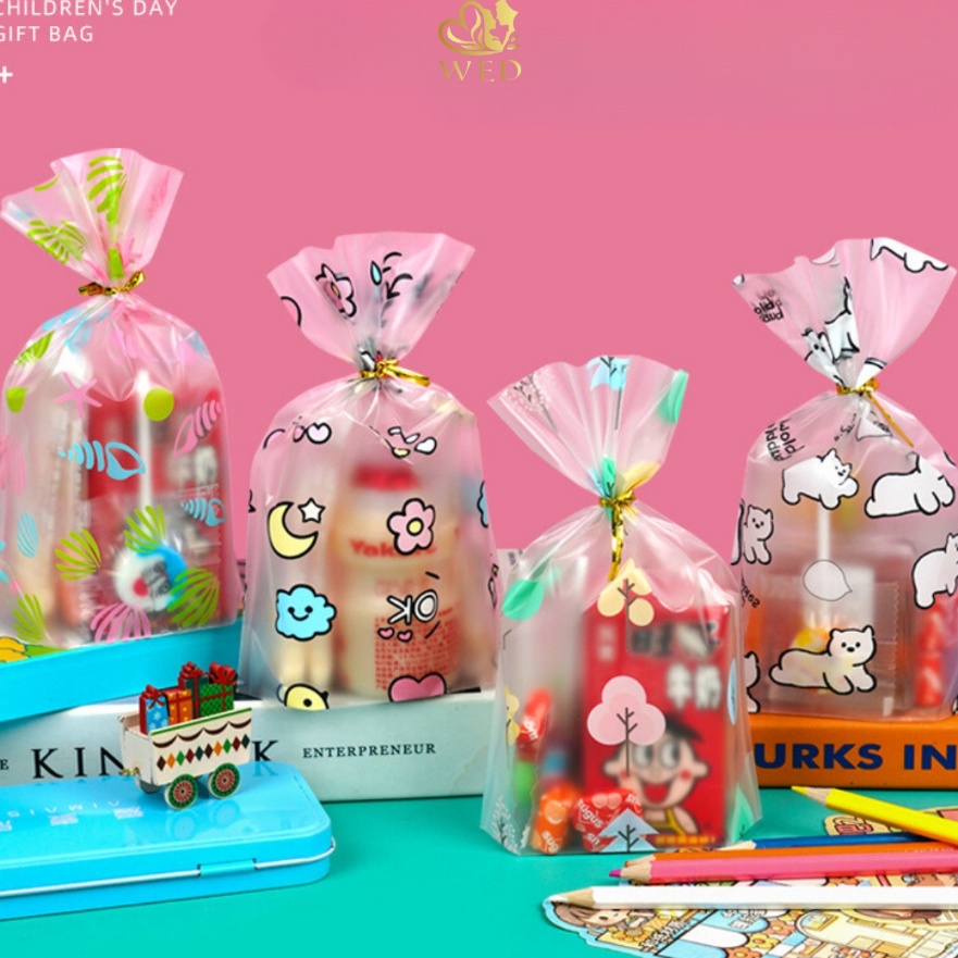 

Hot WED ISI 5 Plastik Goodiebag Ulang Tahun Kantong Sovenir Ulang Tahun Anak Include Kawat PP3