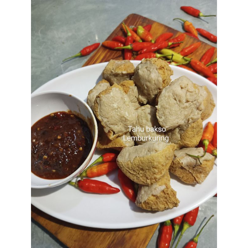 

Tahu Bakso cocolan sambal rujak, kemasan vacum (ISI 12pcs)