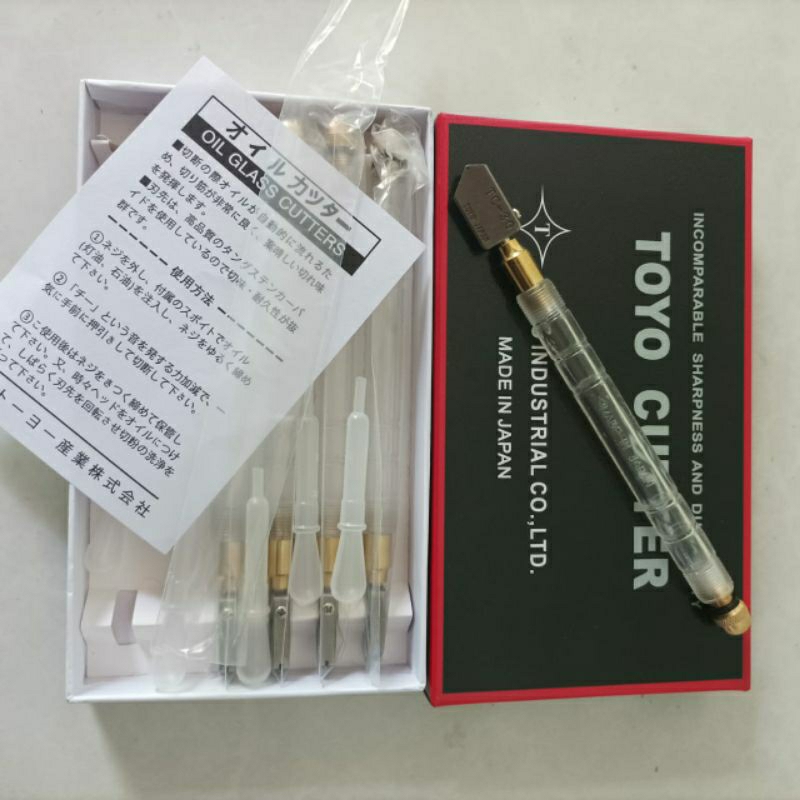 Alat Potong Kaca Minyak Toyo TC 30 Original TOYO TC30 Glass Cutter TC-30 Asli Japan
