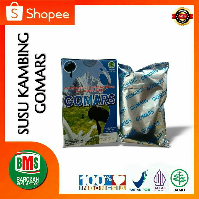 

GOMARS Susu Kambing Bubuk dan Krimer Bubuk 200gram