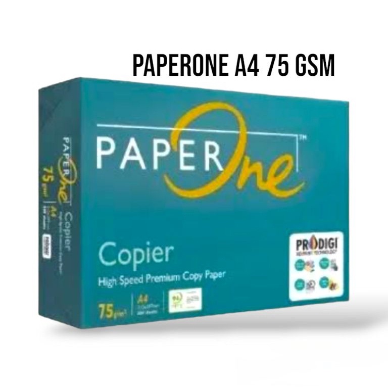 

Kertas hvs A4 premium PAPERONE 75 gsm 5 lembar c X5O8