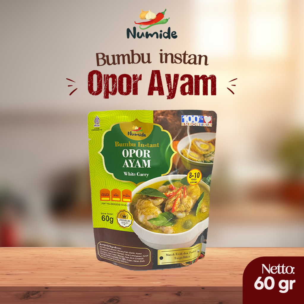 Numide Opor Ayam Bumbu Instan Siap Saji Praktis