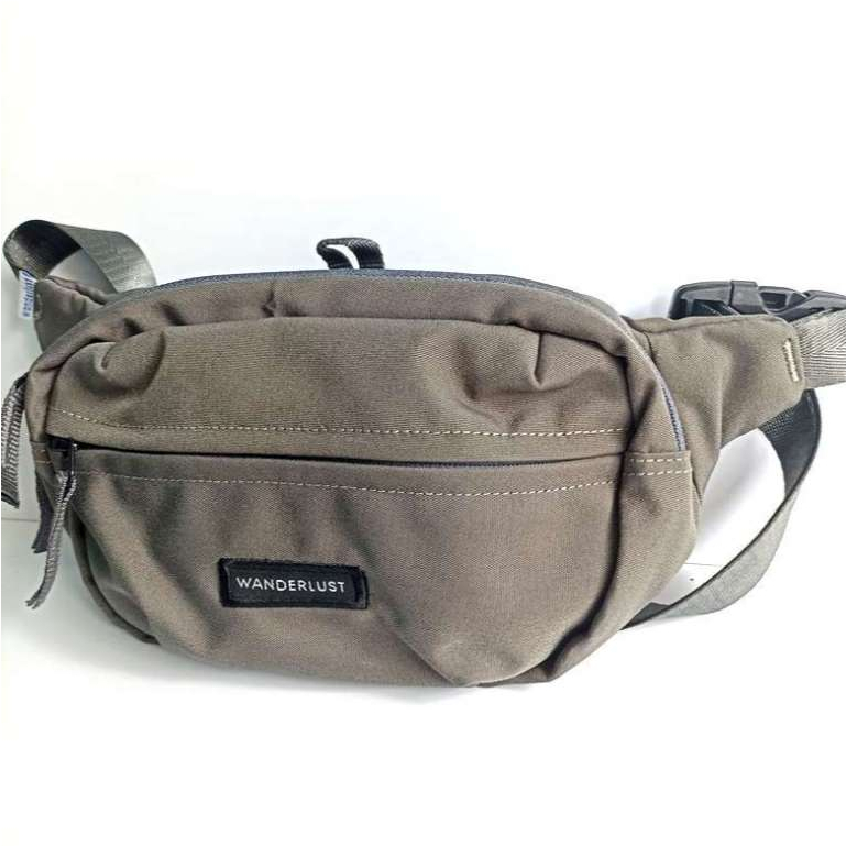 Wanderlust Waistbag Tas Selempang Tas Pinggang Jack Grey