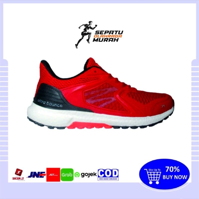 Spotec SPC ultra Sepatu Olahraga Murah | Running Merah Putih