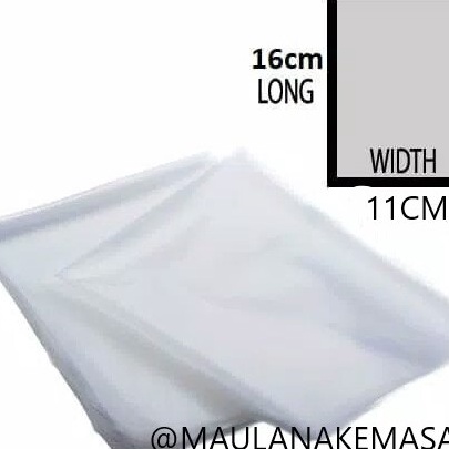 

berkualitas Plastik vakum vacuum bag 11x16 cm 1 lembar 75 micron berkualitas promo tebal 8 mikron