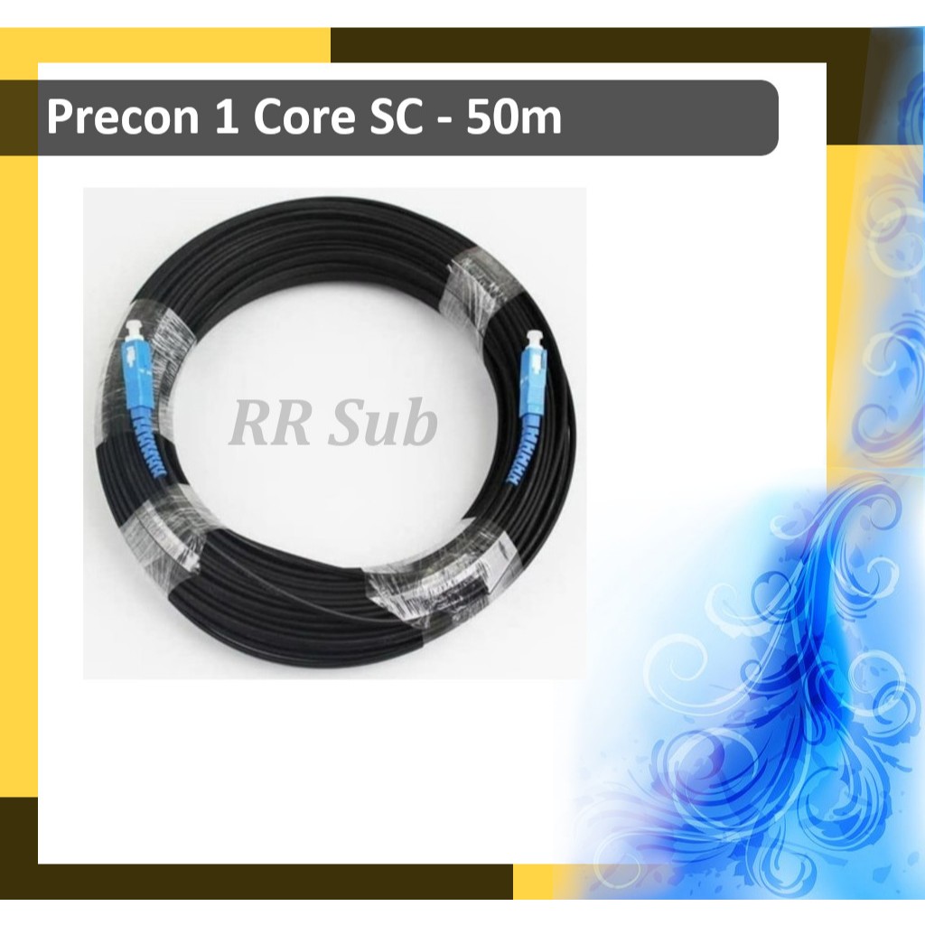Precon fiber optic cable / kabel fiber optik single mod 50m