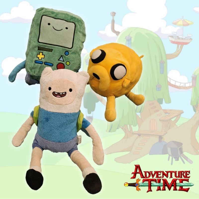 Boneka Adventure Time Bundle - Bundling Boneka - Boneka Finn Adventure Time - Boneka Jack Adventure 