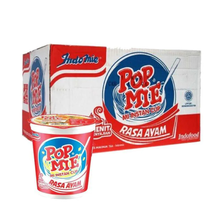 

Pop Mie rasa Ayam 1 DUS isi 24