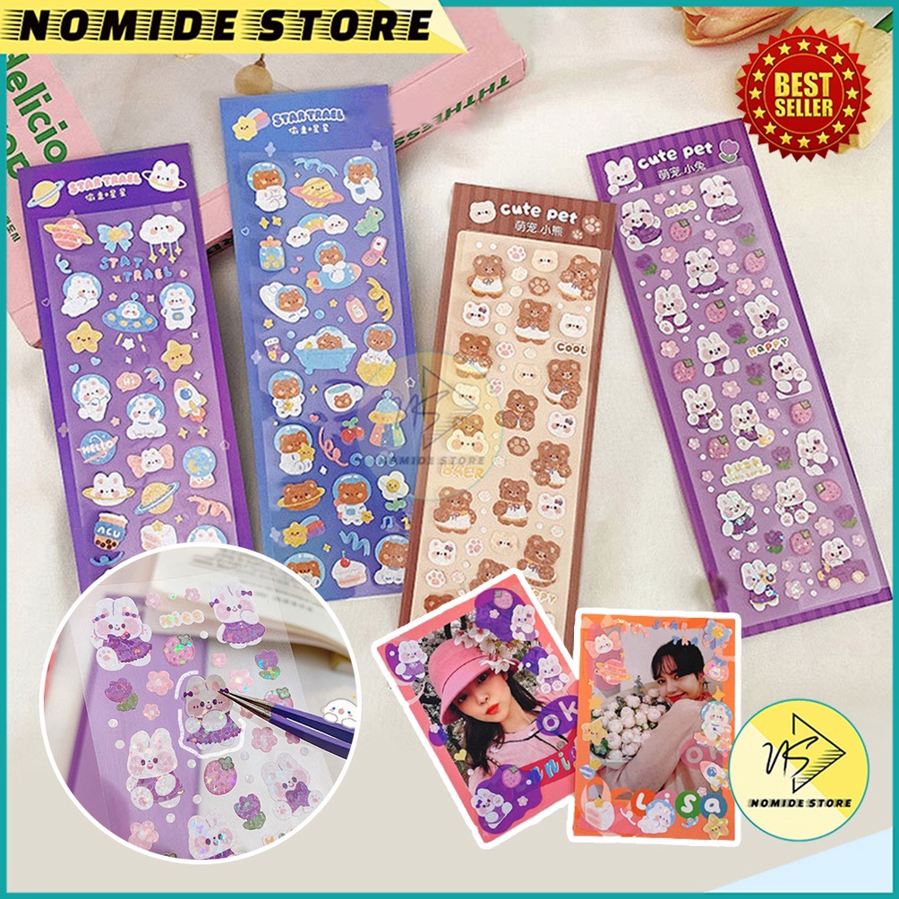 

LIMITLESS Sticker Aesthetic Lucu Motif Kartun Lucu Anti Air Dekorasi DIY Hiasan Diary Scrapbook Tumblr MX51