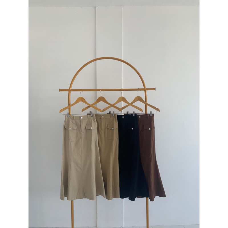 Rok Duyung Cargo Jeans Import Bangkok