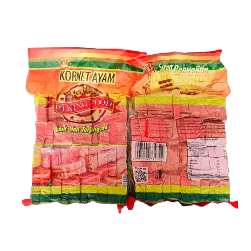 

KORNET AYAM / KORNET KINGFOOD / KORNET DAGING AYAM