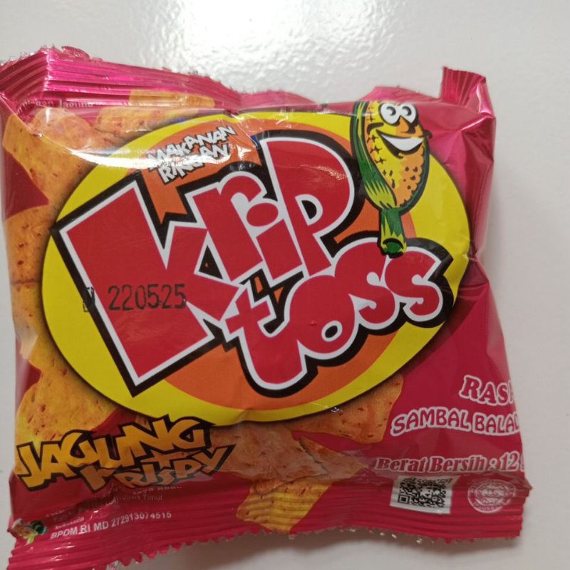 

Krip Toss Jagung Krispi Rasa Sambal Balado 1 renteng
