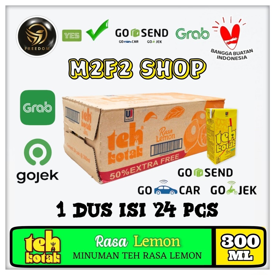 

Teh Kotak Ultra Rasa Lemon Tea - 300 ml Kemasan Karton (Khusus Bluebird/Gosend/Grab)