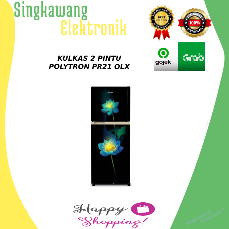KULKAS 2 PINTU POLYTRON PR21 OLX