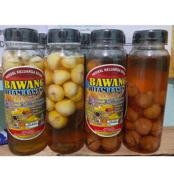 

Madu bawang hitam lanang + habbatussauda premium super 330gr