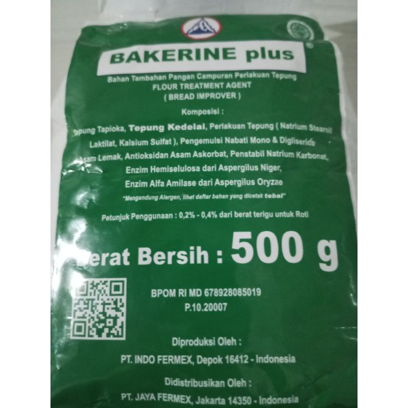 

BREAD IMPROVER BAKERINE plus 100 gr dan 50 gr