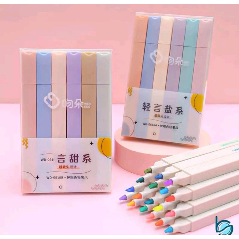 

highliter 6 warna terang