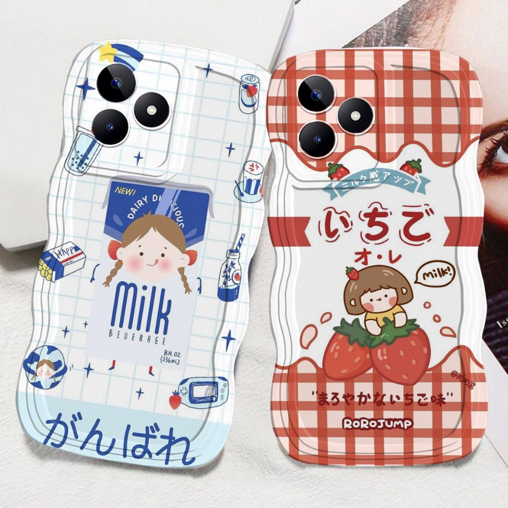 CASE HP GELOMBANG UNTUK REALME C63 NOTE 50 C53 C51 C20 C21 10 4G C21Y C11 C12 C15 10 5G C30 C11 2021