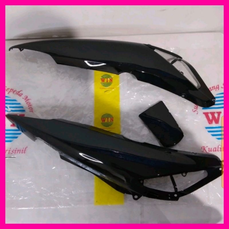 Cover Body + cover Stop Supra X 125 Batman 2007 - 2013 | Body Samping Kanan kiri kualitas Win Origin
