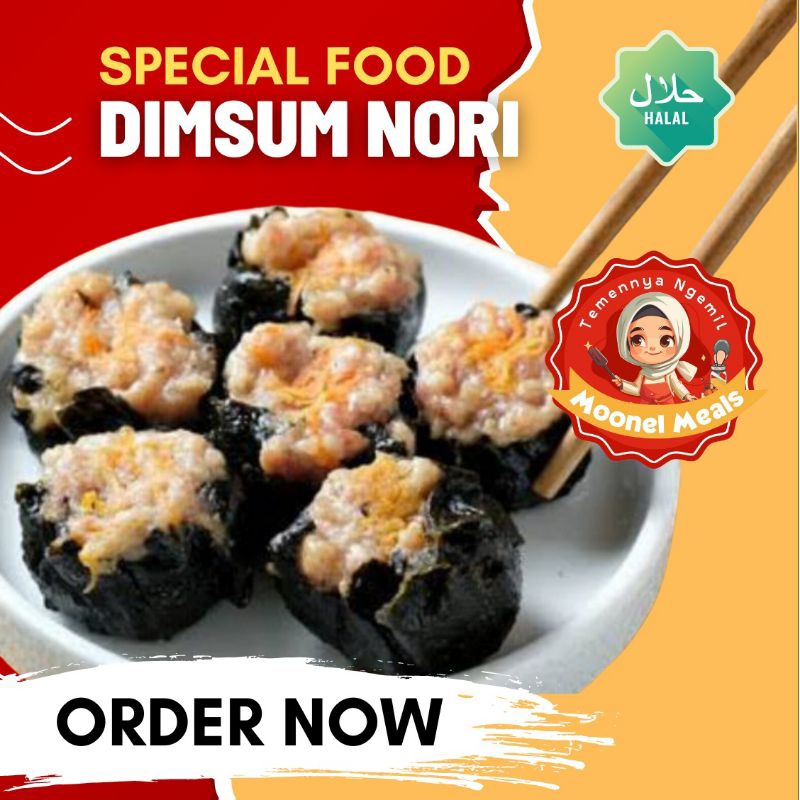 

DIMSUM NORI 10 PCS Original Premium Halal - Homemade Food Frozen - Moonel Meals