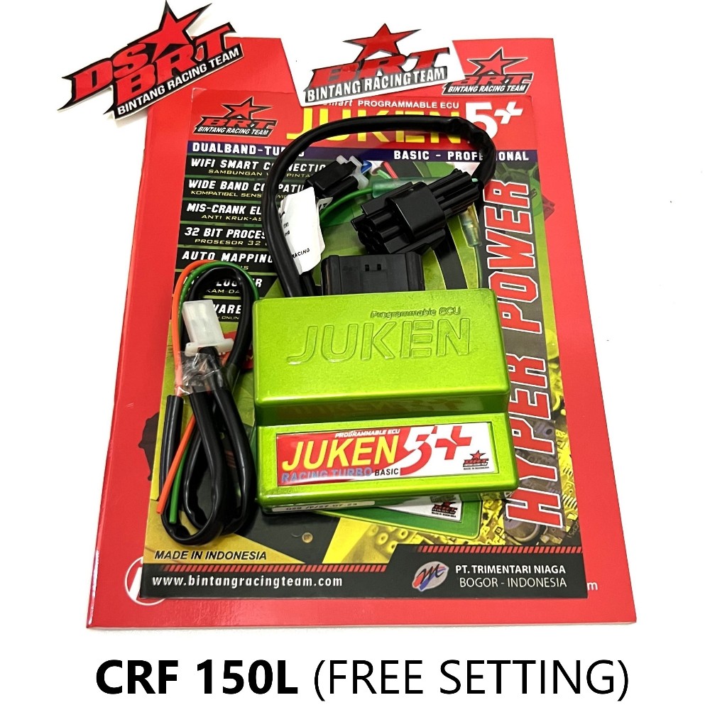 ECU BRT JUKEN 5 5++ Plus CRF 150 CRF 150L SUDAH SETTING Racing Turbo Dualband